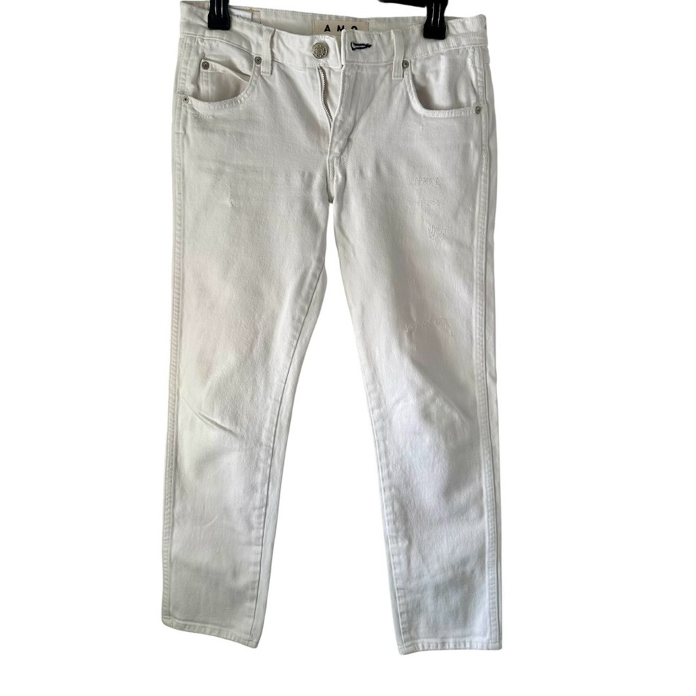 AMO Classic White Denim Women’s Bow Sea Salt Size 26